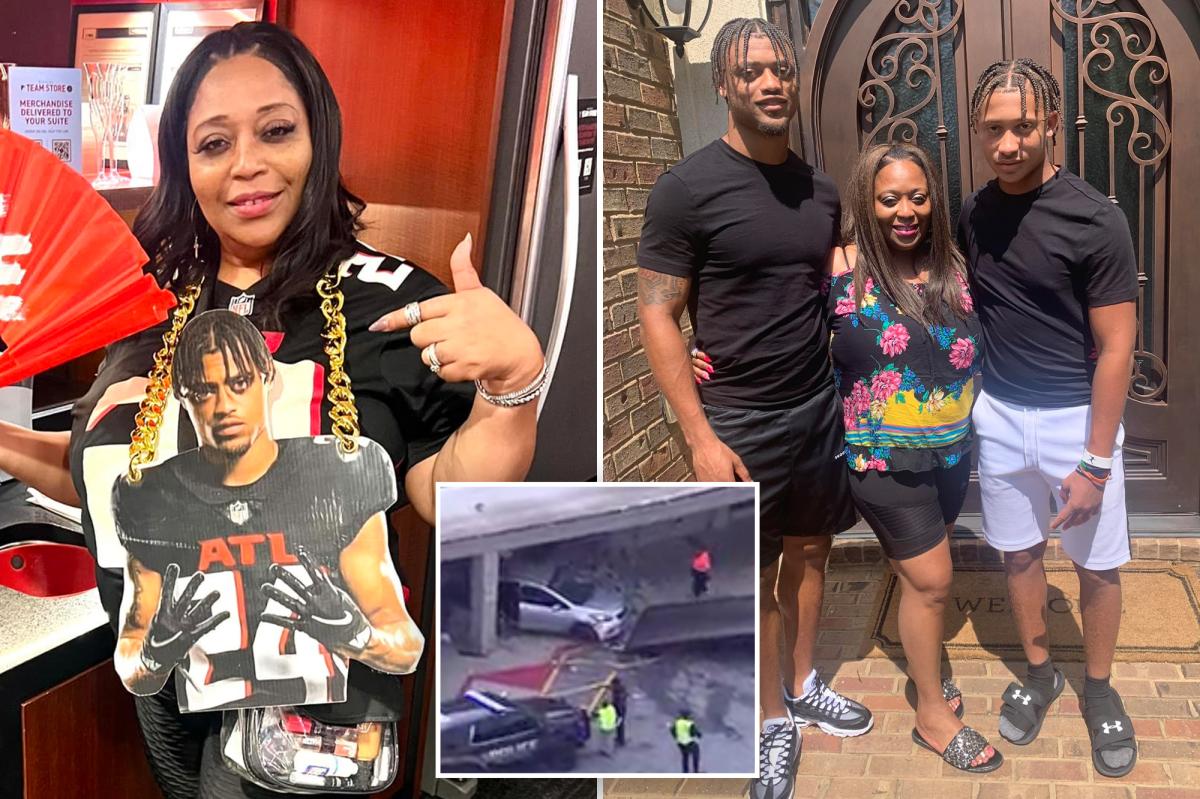 Aunt of Atlanta Falcons stars AJ and Avieon Terrell killed after driver plows into her car in supermarket parking lot